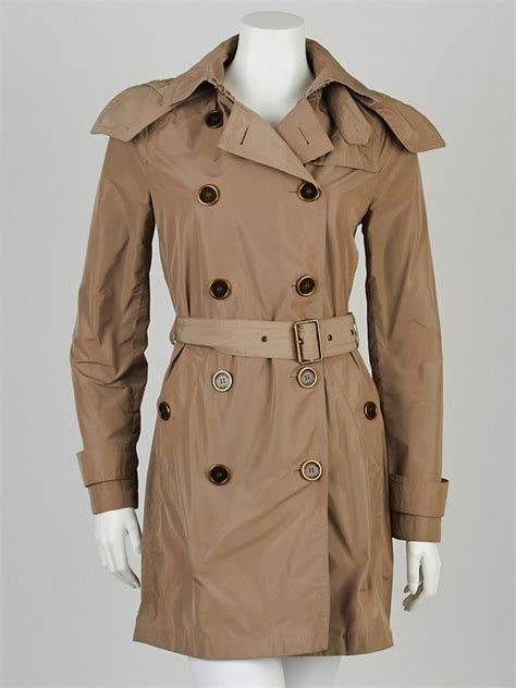 Burberry Balmoral Taffeta Trench Coat In Sisal 